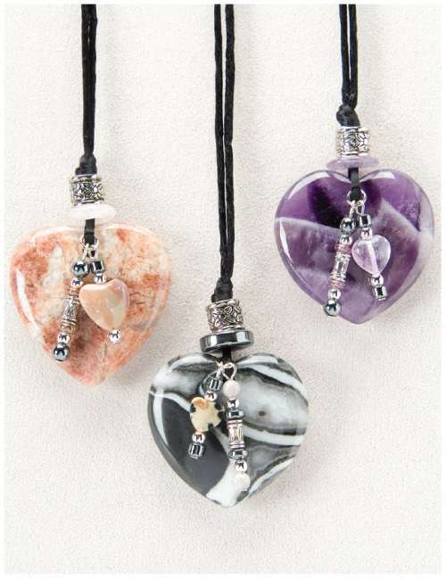 Semiprecious Natural Stone Necklaces Medicine Stone Jewelry