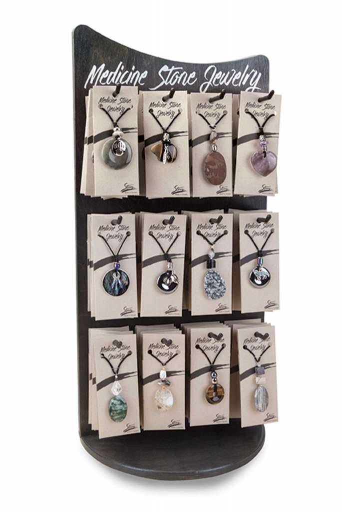 Semiprecious Natural Stone Necklaces Medicine Stone Jewelry