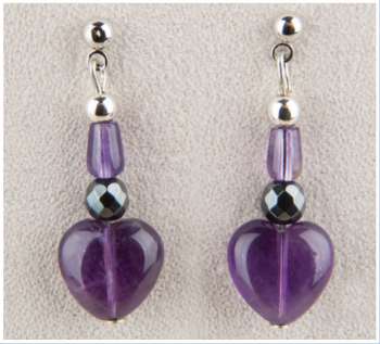 Amethyst Hearts