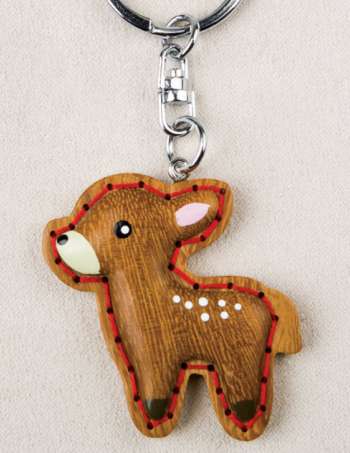Deer Fawn Stitched