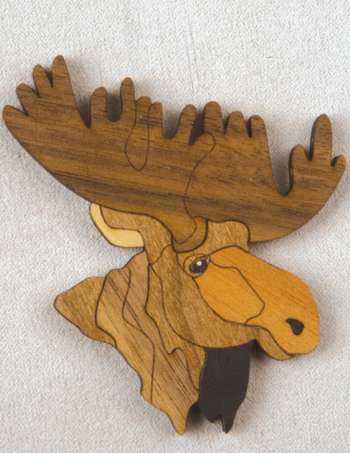 Moose Marquetry