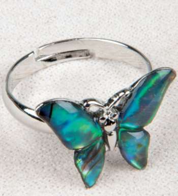 Butterfly Adjustable Ring