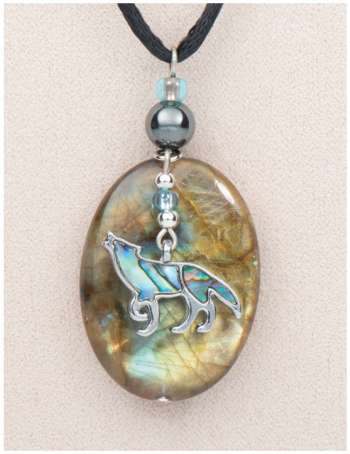 Labradorite Wolf