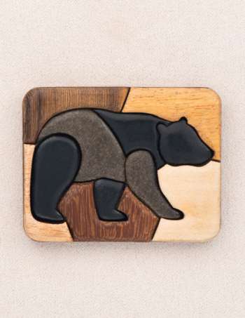 Black Bear Patching Magnet