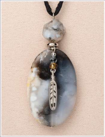 Opalite Feather