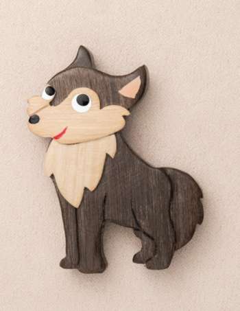 Smiling Wolf Magnet